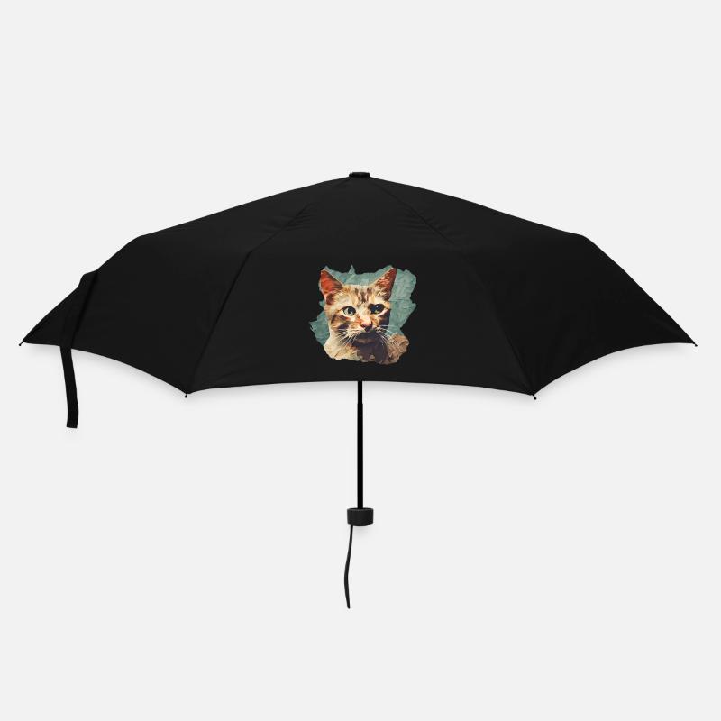 Paper Cat - Umbrella (small) - black