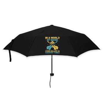 Comté Musique Vintage Amateur de musique Western Country C - Parapluie standard - noir - Devant