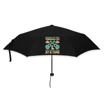 Comté Musique Vintage Amateur de musique Western Country C - Parapluie standard - noir - Devant