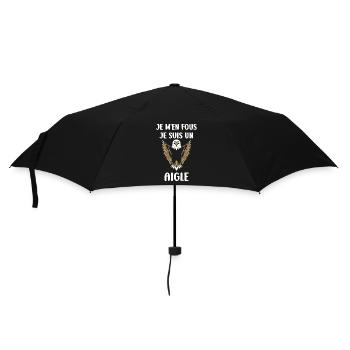 Citation humour Oiseau aigle - Parapluie standard - noir - Devant
