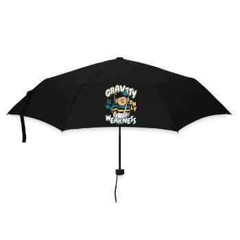 La gravité est ma seule faiblesse Os du doigt cassé - Parapluie standard - noir - Devant