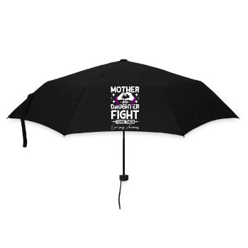 Mother and daughter fight, epilepsy awareness - Umbrella (small) - black - Front