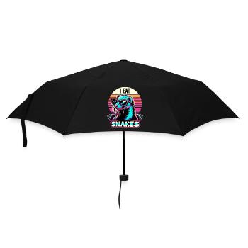 I Eat Snakes Vintage Mungo - Regenschirm (klein) - Schwarz - Vorne