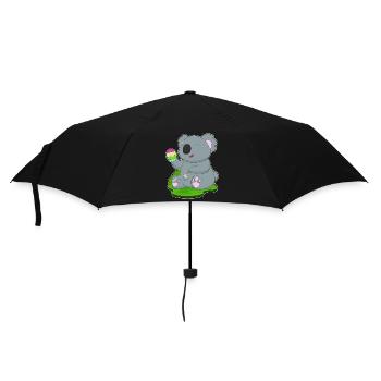 Coloriage de Pâques du koala - Parapluie standard - noir - Devant