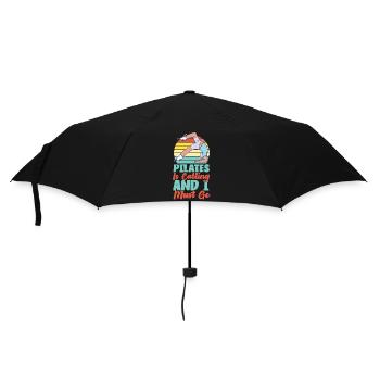 Instructeur de Pilates Professeur Rétro - Parapluie standard - noir - Devant