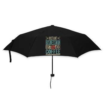 Instant Businessman Just Add Coffee - Umbrella (small) - black - Front