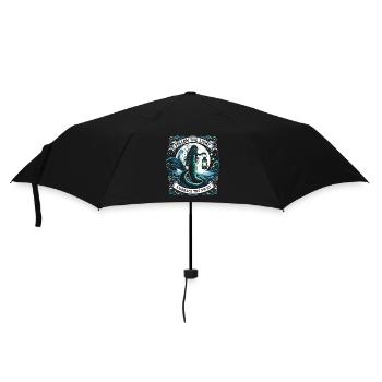 Creepy Sirens, Horror Mermaid, Creepy - Umbrella (small) - black - Front