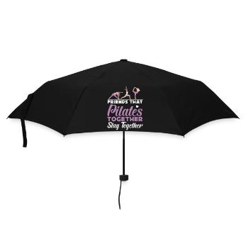 Pilates Instructor Teacher Friends - Regenschirm (klein) - Schwarz - Vorne