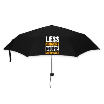 Finger amputees - Umbrella (small) - black - Front