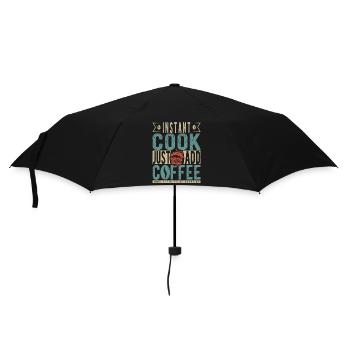 Instant-Kochen Einfach Kaffee hinzufügen - Regenschirm (klein) - Schwarz - Vorne