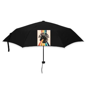 Block logo The Dark Horses - Umbrella (small) - black - Front