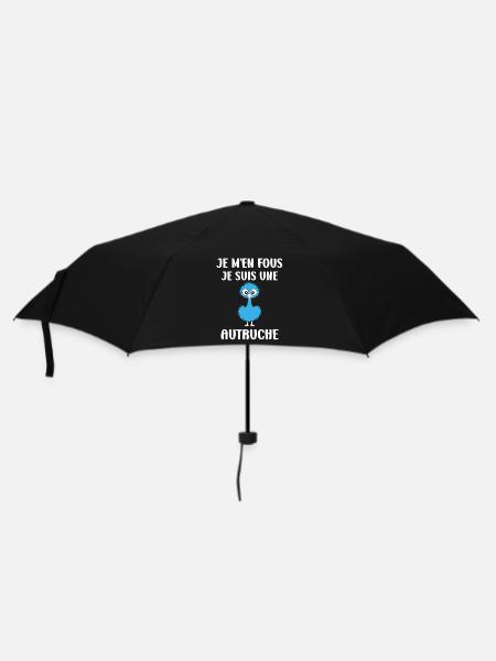 Humour autruche - Parapluie standard - noir