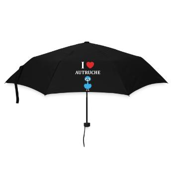 Humour autruche - Parapluie standard - noir - Devant