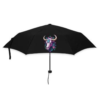 Bull Skull Spiritual Mandala Dream Catcher - Umbrella (small) - black - Front
