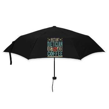 Instant Dietician Just Add Coffee - Umbrella (small) - black - Front