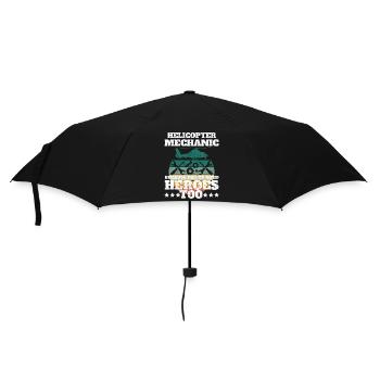 Helicopter Mechanic Heroes Pride - Umbrella (small) - black - Front