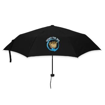 Meerestier Kugelfisch Ozean Biologie Aquarium - Regenschirm (klein) - Schwarz - Vorne