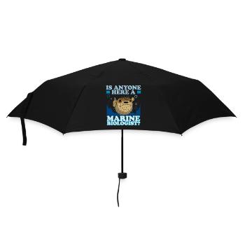 Aquarium Ozean Fische Kugelfisch Unterwasser - Regenschirm (klein) - Schwarz - Vorne