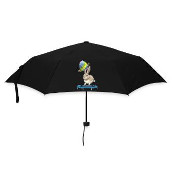 Bunny Easter Fitness - Parapluie standard - noir - Devant