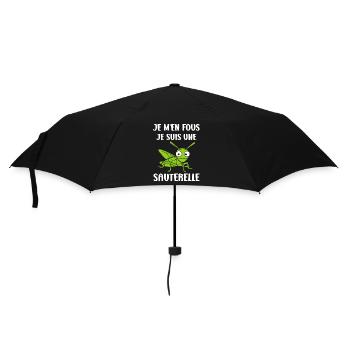 Insecte humour Sauterelle - Parapluie standard - noir - Devant