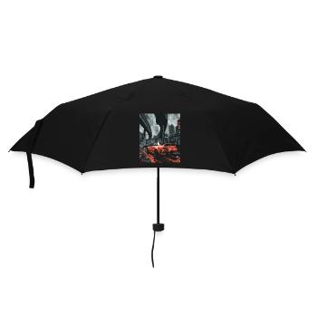JDM Anime Japanese Super Sports Car Drift Car - Umbrella (small) - black - Front