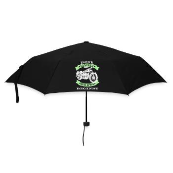 Retirement Retiree Motorcycle Retirement Biker Fun Funny - Umbrella (small) - black - Front