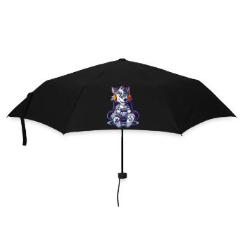 Wolf Video Game - Umbrella (small) - black - Front