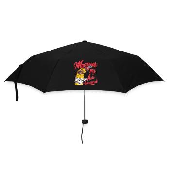 Macaron lovers French macarons - Umbrella (small) - black - Front