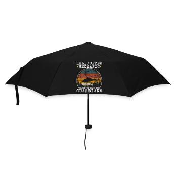 Hubschrauber-Mechaniker Wächter-Stolz - Regenschirm (klein) - Schwarz - Vorne