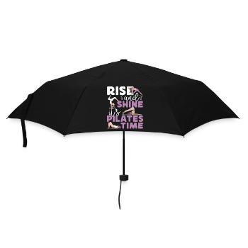 Pilates Instructor Teacher Rise - Regenschirm (klein) - Schwarz - Vorne
