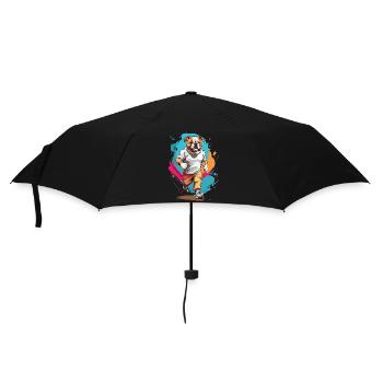 Bulldog Streetwear Jogging Esthétique Fitness - Parapluie standard - noir - Devant