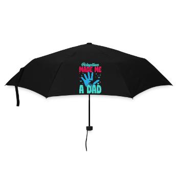 Adoption Made Me A Dad Stepfather Family - Umbrella (small) - black - Front