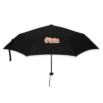 Pilates Instructor Teacher Retro - Umbrella (small) - black - Front