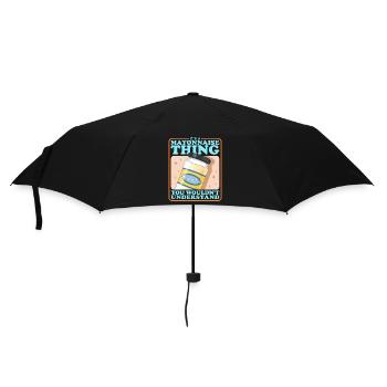 Mayo Mayonnaise Lover Gift - Umbrella (small) - black - Front