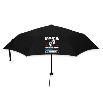 Dad 2024 Funny Father's Day Gift Pregnant - Umbrella (small) - black - Front