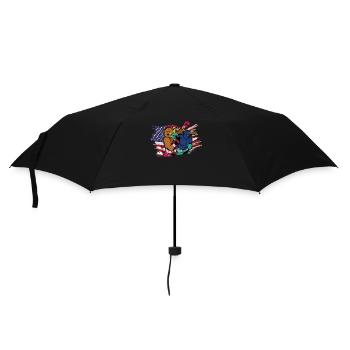 Boxen USA - Regenschirm (klein) - Schwarz - Vorne