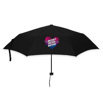 bisexuel à la fois à la fois à la fois - Parapluie standard - noir - Devant
