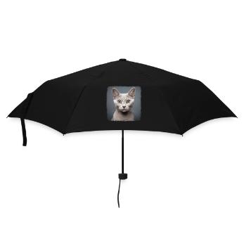 Burmilla Chaton Burmilla Chat - Parapluie standard - noir - Devant