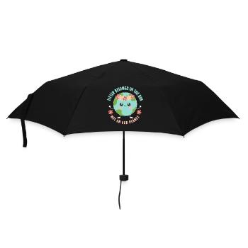 No Littering Anti Littering Earth Day - Umbrella (small) - black - Front