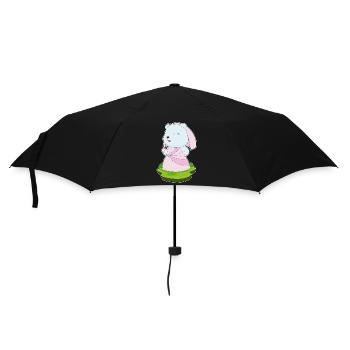 Polar Bear Bridal Wedding Dress Wedding - Umbrella (small) - black - Front
