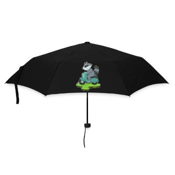 Raccoon Scooter - Umbrella (small) - black - Front