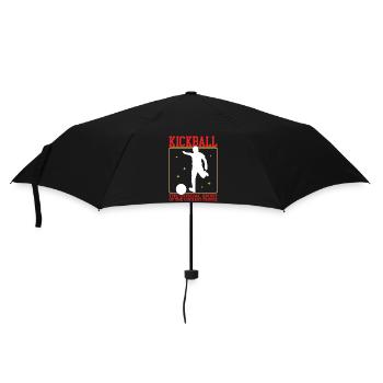 Kickball Kickballer Kickball Cadeau de joueur - Parapluie standard - noir - Devant