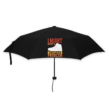 Sneakerhead Sneaker Collector - Regenschirm (klein) - Schwarz - Vorne