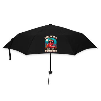 Lovers of spicy food, Chili Peppers Chef - Umbrella (small) - black - Front