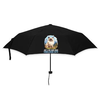Chat de l’Himalaya Colourpoint Katze - Parapluie standard - noir - Devant