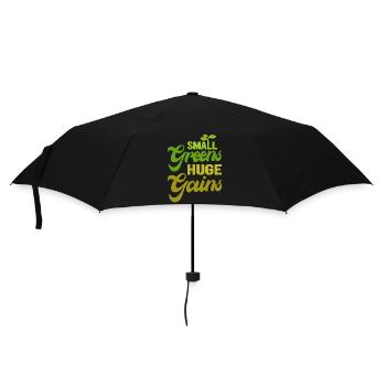 Urban Gardener Männer Frauen Microgreens - Regenschirm (klein) - Schwarz - Vorne