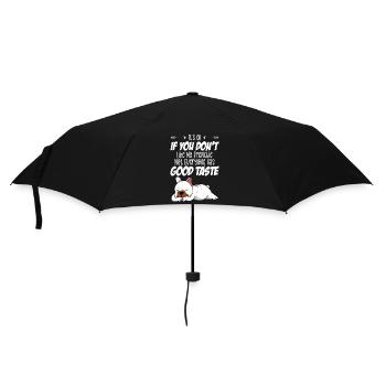 It's OK If You don't Like My Frenchie Owner French - Regenschirm (klein) - Schwarz - Vorne