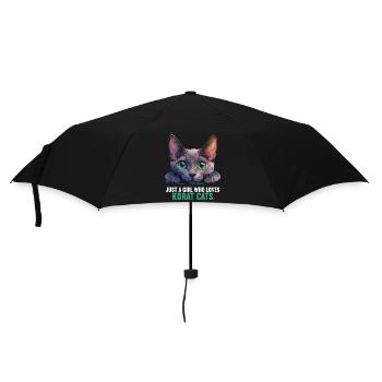 Korat Chaton Korat Chat - Parapluie standard - noir - Devant
