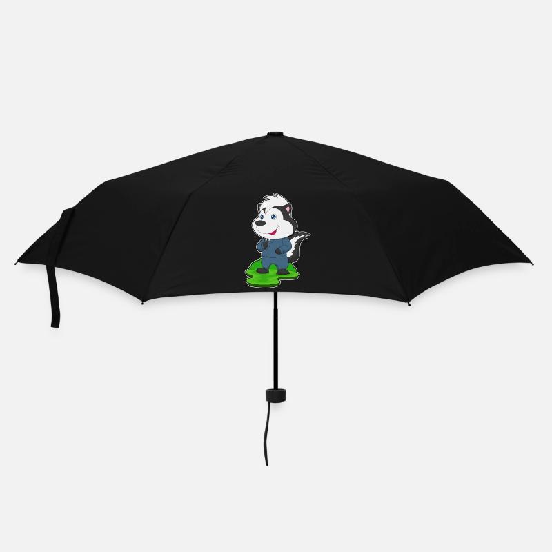Stinktier Bräutigam Hochzeit - Regenschirm (klein) - Schwarz