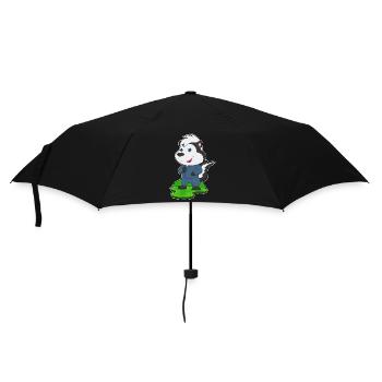 Skunk Groom Suit Wedding - Umbrella (small) - black - Front